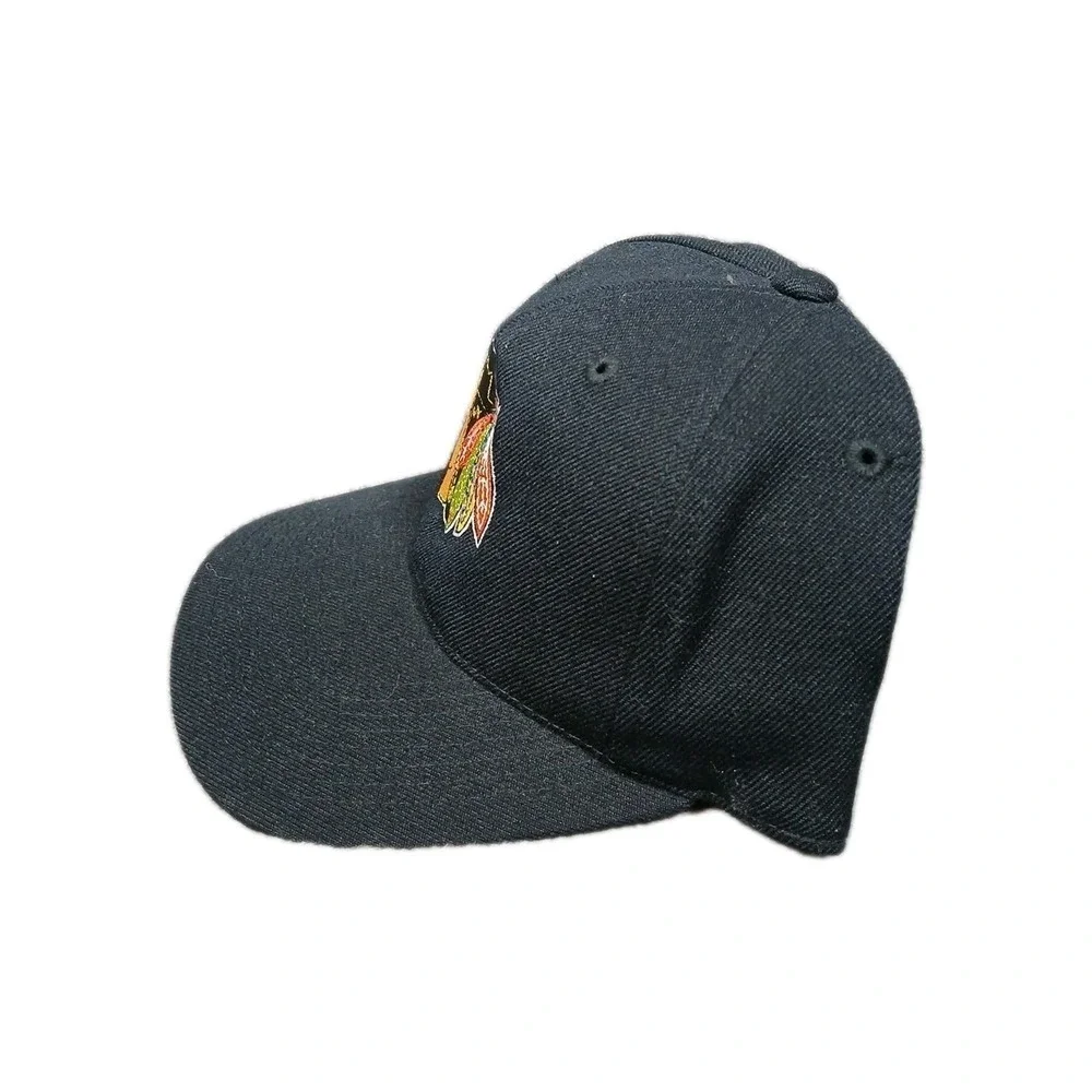 Vintage Sports Specialties Chicago Blackhawks Hat Mens 7 1/8 NHL Black